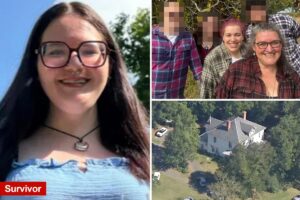 Wounded survivor dials for help with her nose after rampaging North Carolina couple shoots her twice Wounded survivor dials for help with her nose after rampaging North Carolina couple shoots her twice