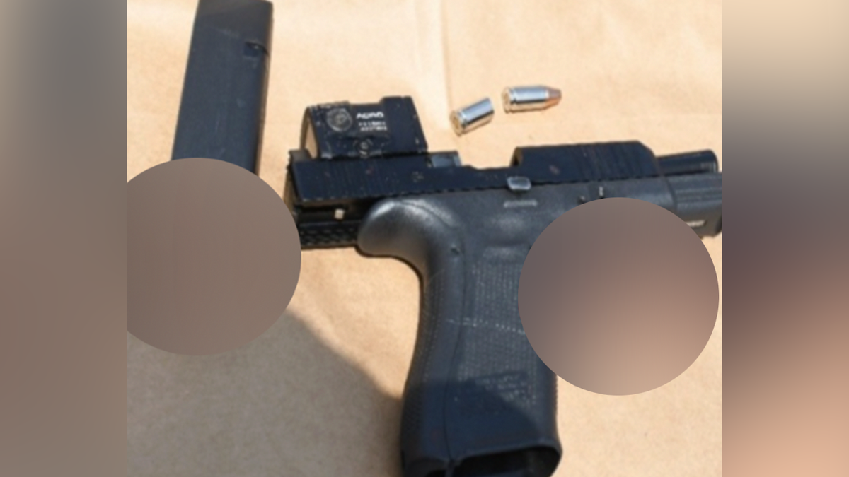 Gun prosecutors say Jose Santiago Pantoja-Morales used to shoot a Dallas ISD police officer on Aug. 6, 2026.