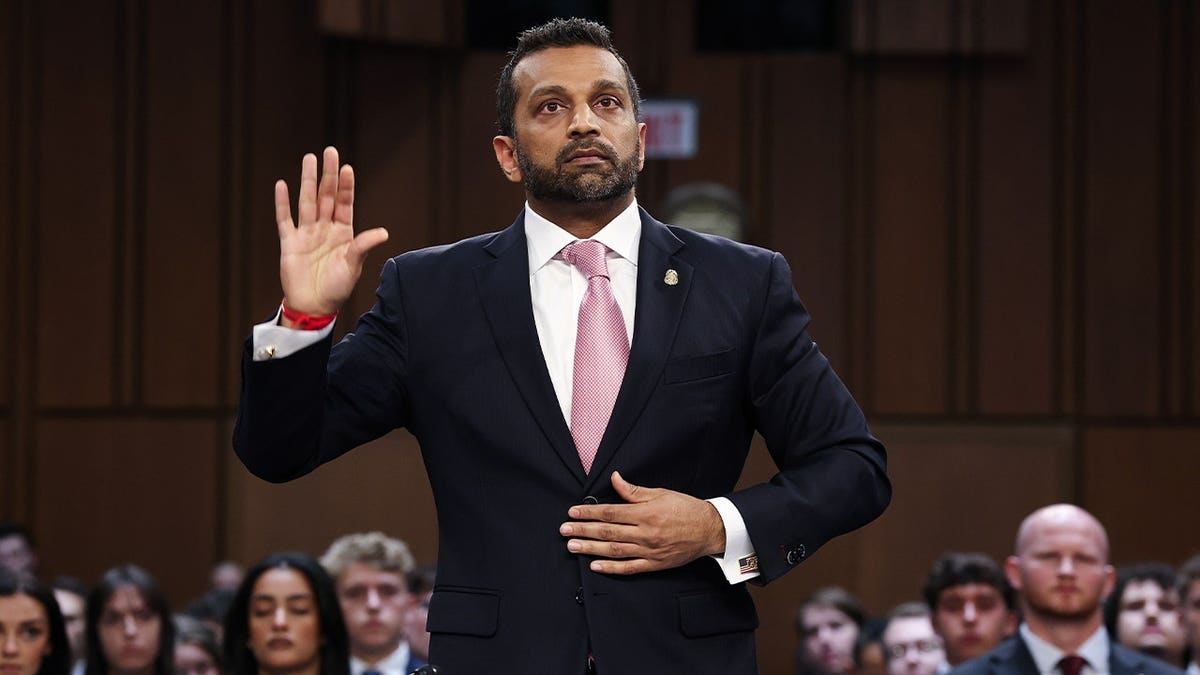Federal Bureau of Investigation (FBI) Director Kash Patel is sworn in to testify during a Senate Judiciary Committee hearing in the Hart Senate Office Building on September 15, 2026 in Washington, DC. The committee held the oversight hearing to examine the Federal Bureau of Investigation.