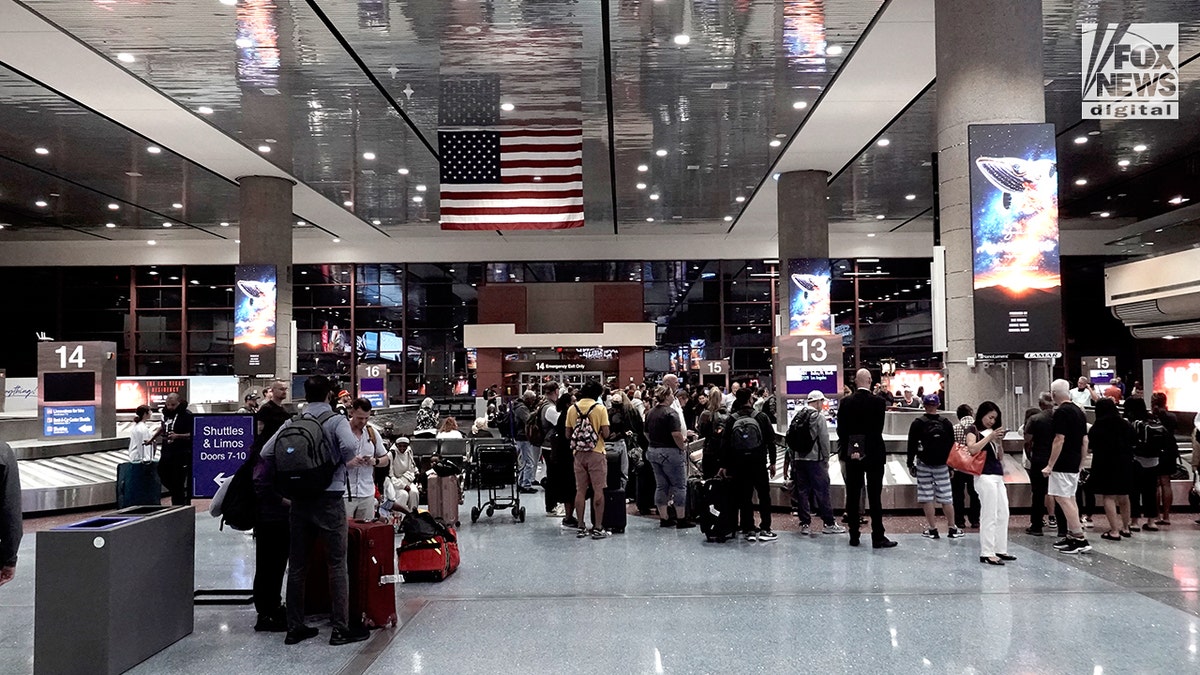 General view of the interior of Harry Reid international airport in Las Vegas, NV, Saturday, September 20, 2025.