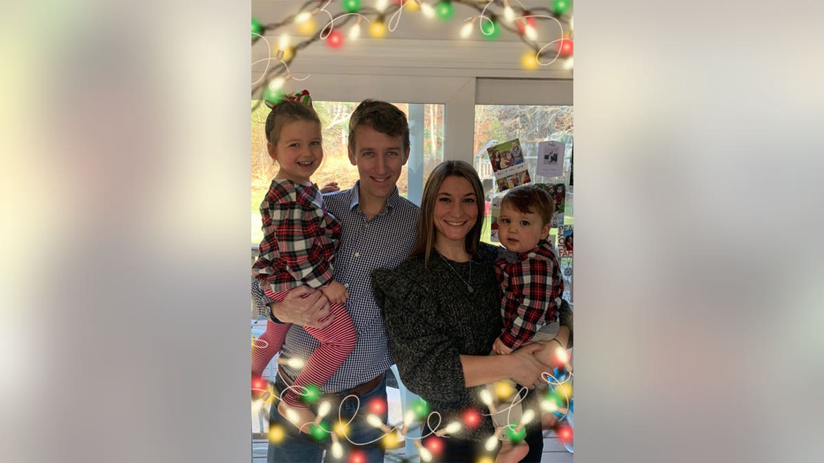 clancy family posing for photo