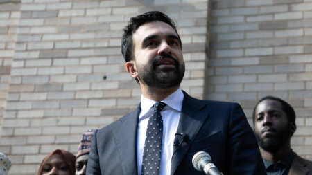 Mamdani, touting RI socialist’s victory, answers question of ‘What is the Democratic Party?’