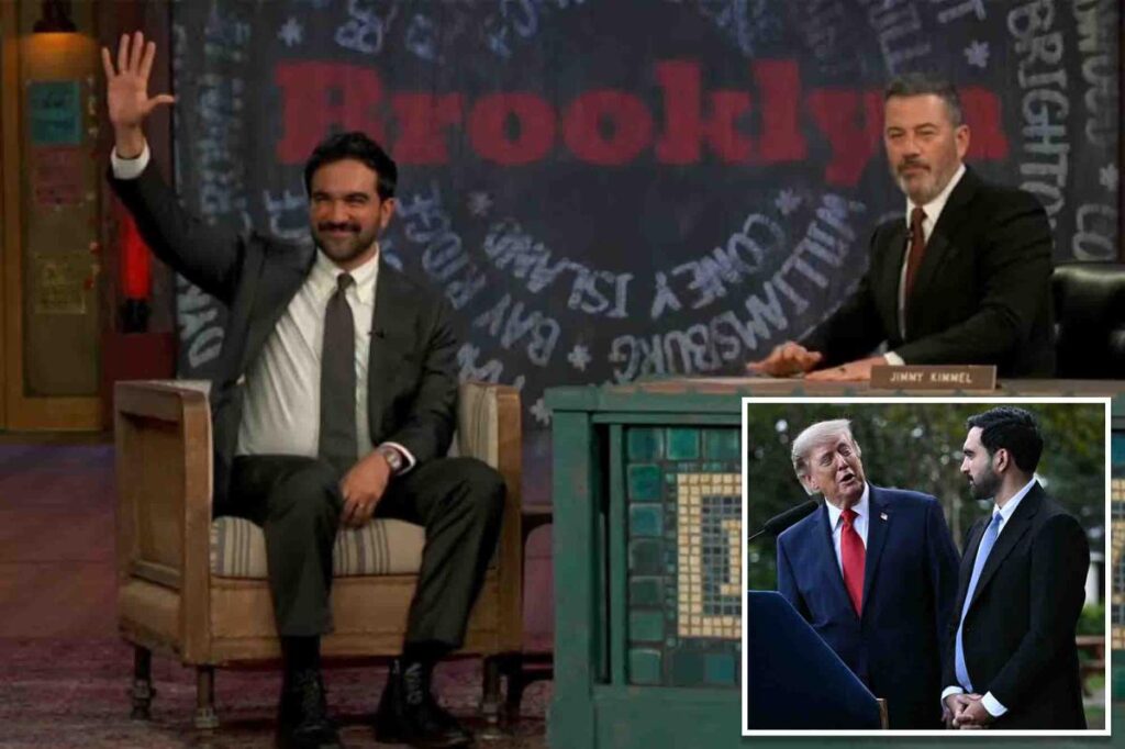 Mamdani reveals the secret to his chummy relationship with Trump during ‘Jimmy Kimmel Live!’ NYC broadcast
