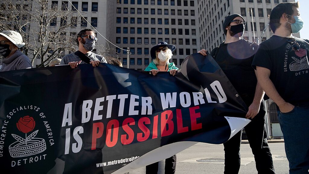 Young swing-state voters cozy up to Democratic Socialists, say party establishment must ‘learn’ from DSA wins Young swing-state voters cozy up to Democratic Socialists, say party establishment must ‘learn’ from DSA wins