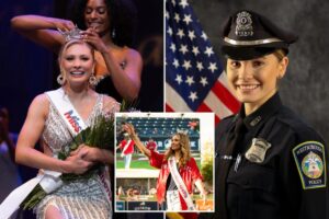 Miss America contestant reveals surprising day job as Massachusetts police officer