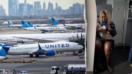 United flight attendant makes quick save, catching baby that was about to fall from ‘exhausted’ mom’s lap