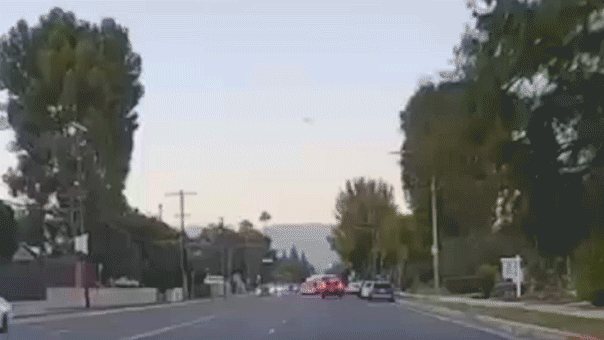 Los Angeles NBC helicopter seen plummeting toward ground in dashcam video Los Angeles NBC helicopter seen plummeting toward ground in dashcam video