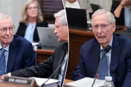 GOP senator tries to tell soft-spoken Mitch McConnell, 84, how to vote during farm bill markup