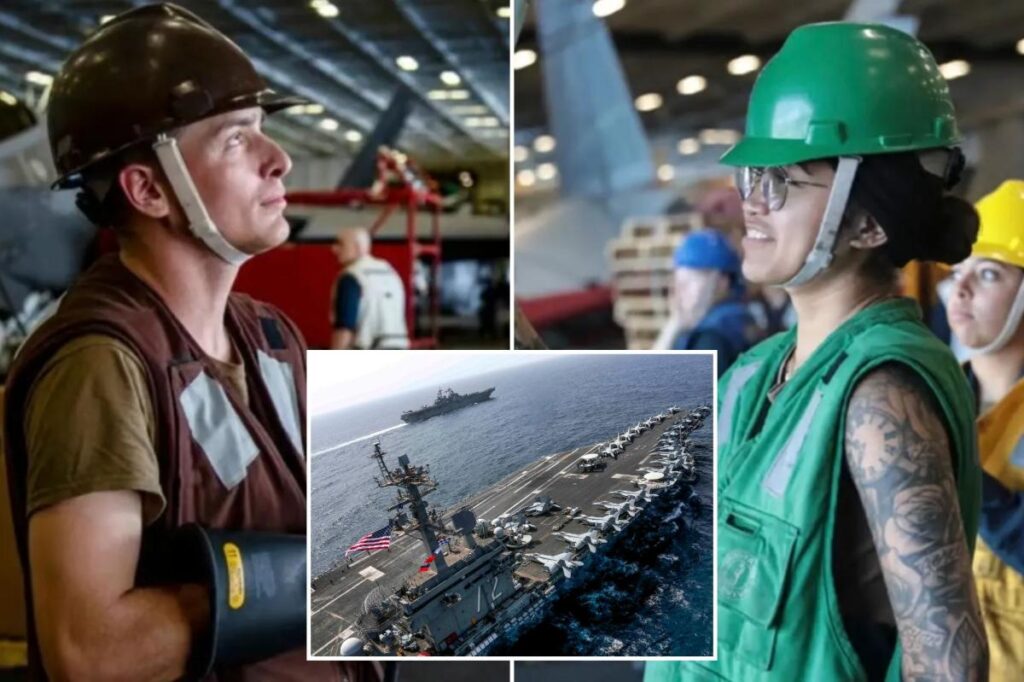 Navy couple busted in California drug ring on military’s flagship nuclear supercarrier after crew members overdose