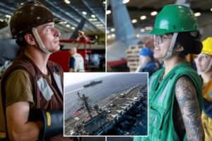 Navy couple busted in California drug ring on military’s flagship nuclear supercarrier after crew members overdose