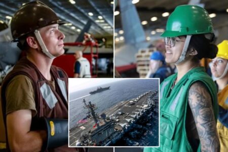 Navy couple busted in California drug ring on military’s flagship nuclear supercarrier after crew members overdose