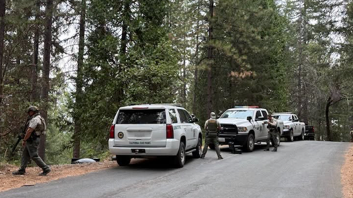 Placer County manhunt scene