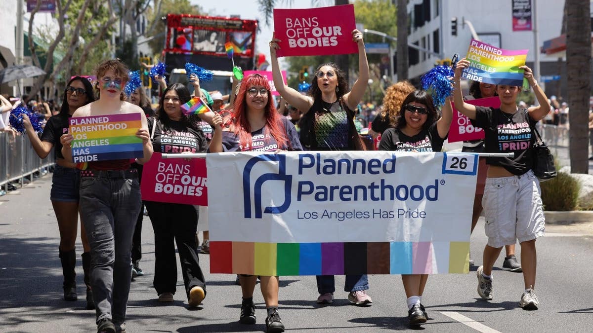 Planned Parenthood marchers