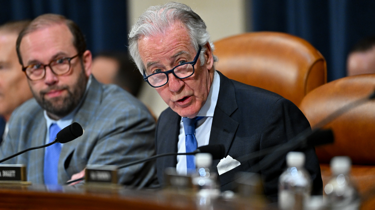 Representative Richard Neal, a Democrat from Massachusetts and ranking member of the House Ways and Means Committee, during a hearing on Wednesday, April 22, 2026.