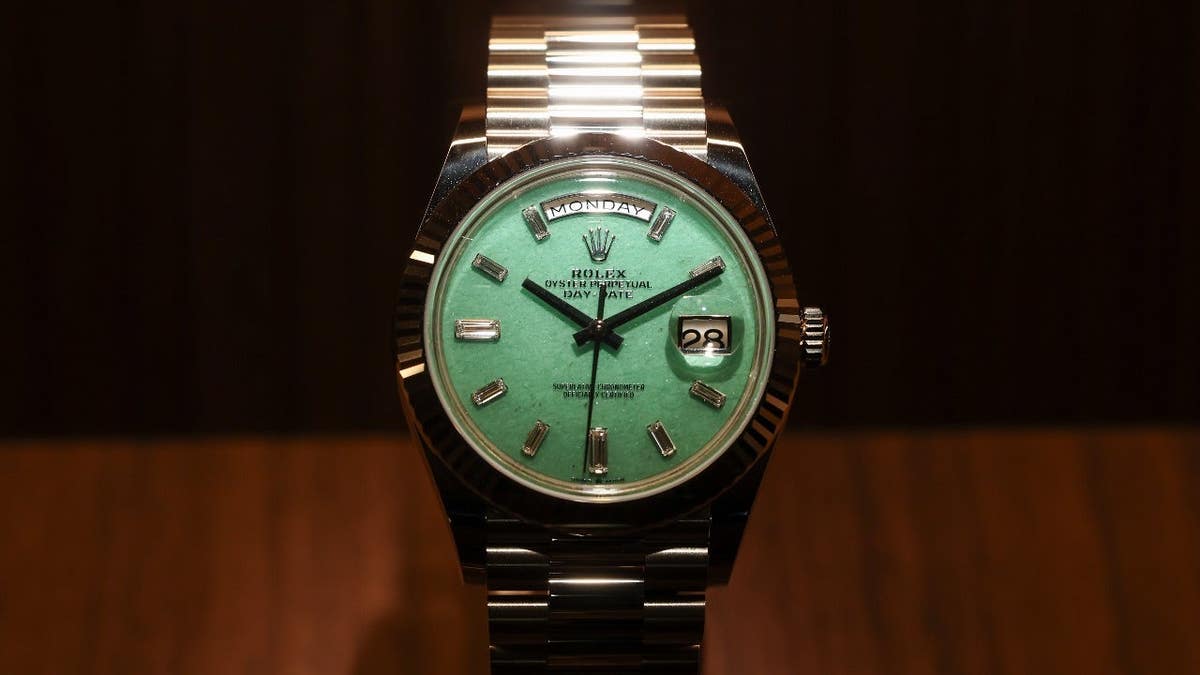 A Rolex Day-Date watch