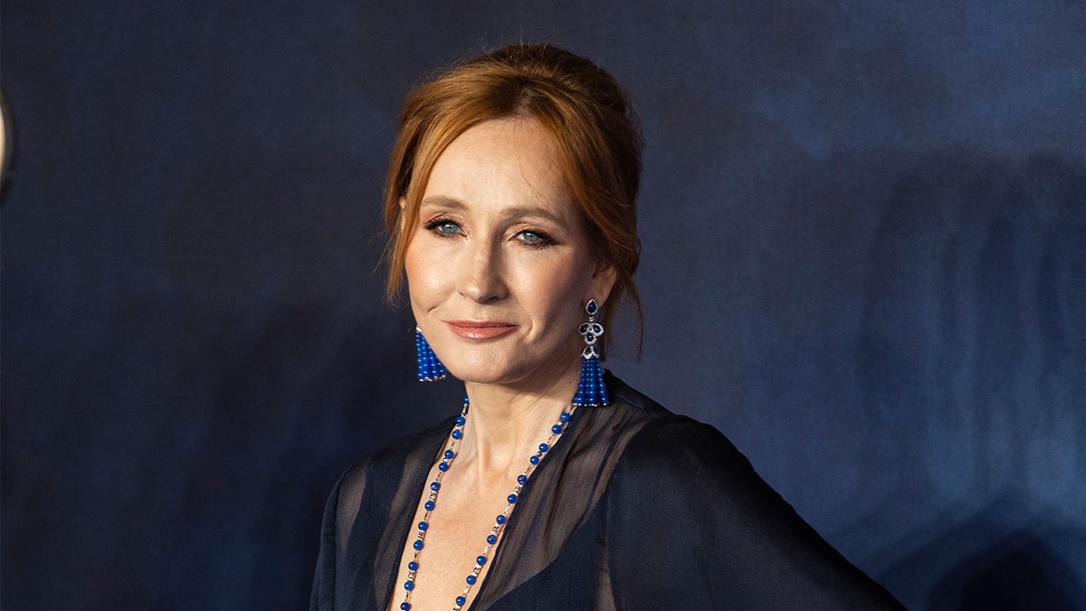J.K. Rowling at premiere event