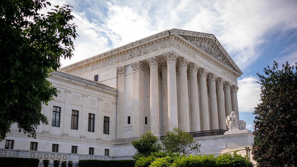 The exterior of the Supreme Court building.