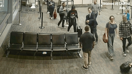 WATCH: FBI agents confront Swalwell at airport in new footage as viewers zero in and pile on
