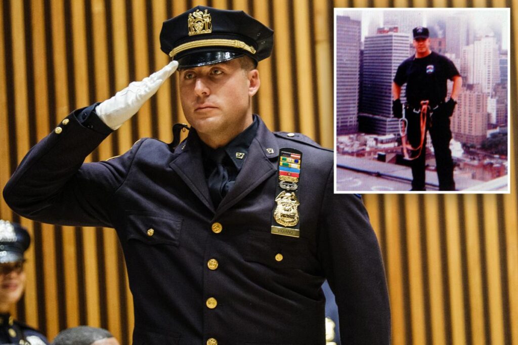 NYPD legacy cop promoted to sergeant — nearly 25 years after detective dad, FDNY uncle lost lives on 9/11 NYPD legacy cop promoted to sergeant — nearly 25 years after detective dad, FDNY uncle lost lives on 9/11
