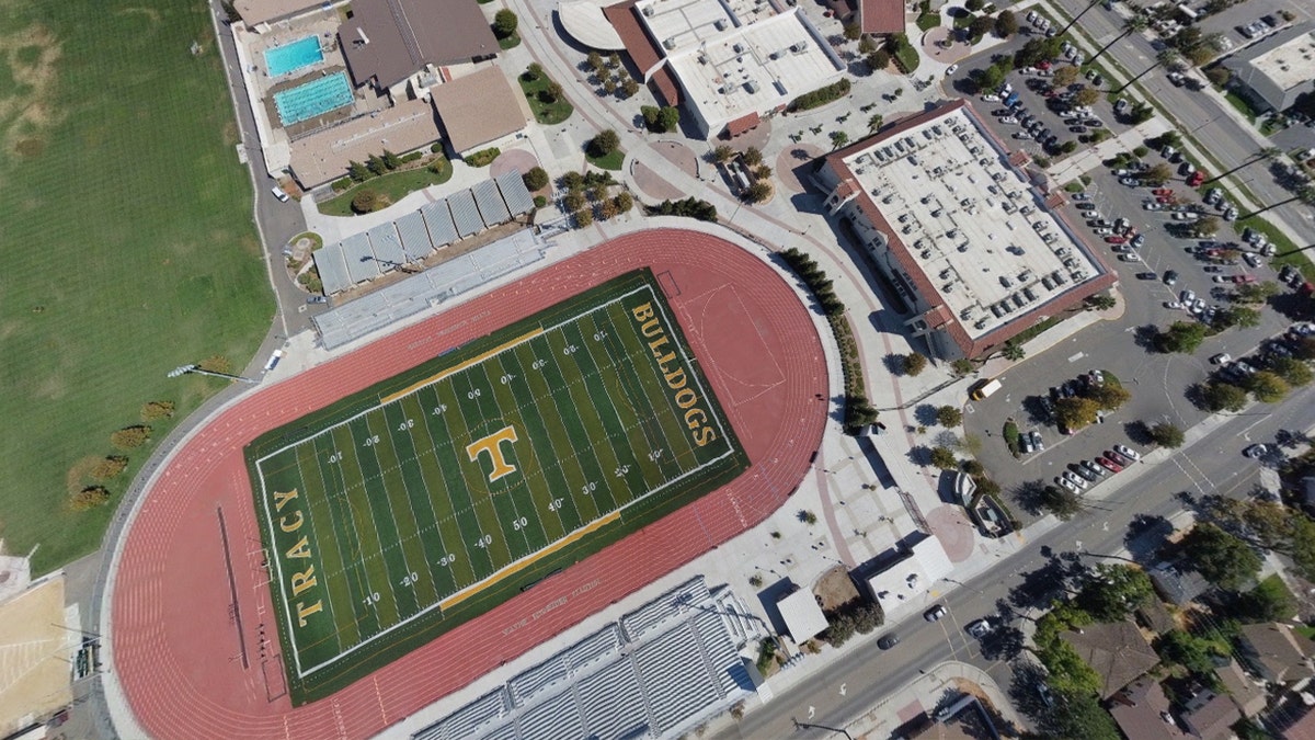 tracy high school football field