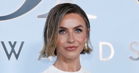 Julianne Hough Wore the Chic Denim Style That Totally Flatters Petites, Thanks to This 1 Detail